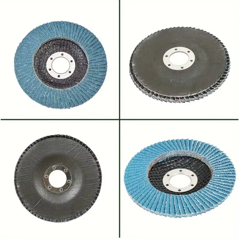125mm disques à lamelles de ponçage en métal meuleuse d'angle roues lame 40/ 60/80/120 grain disque