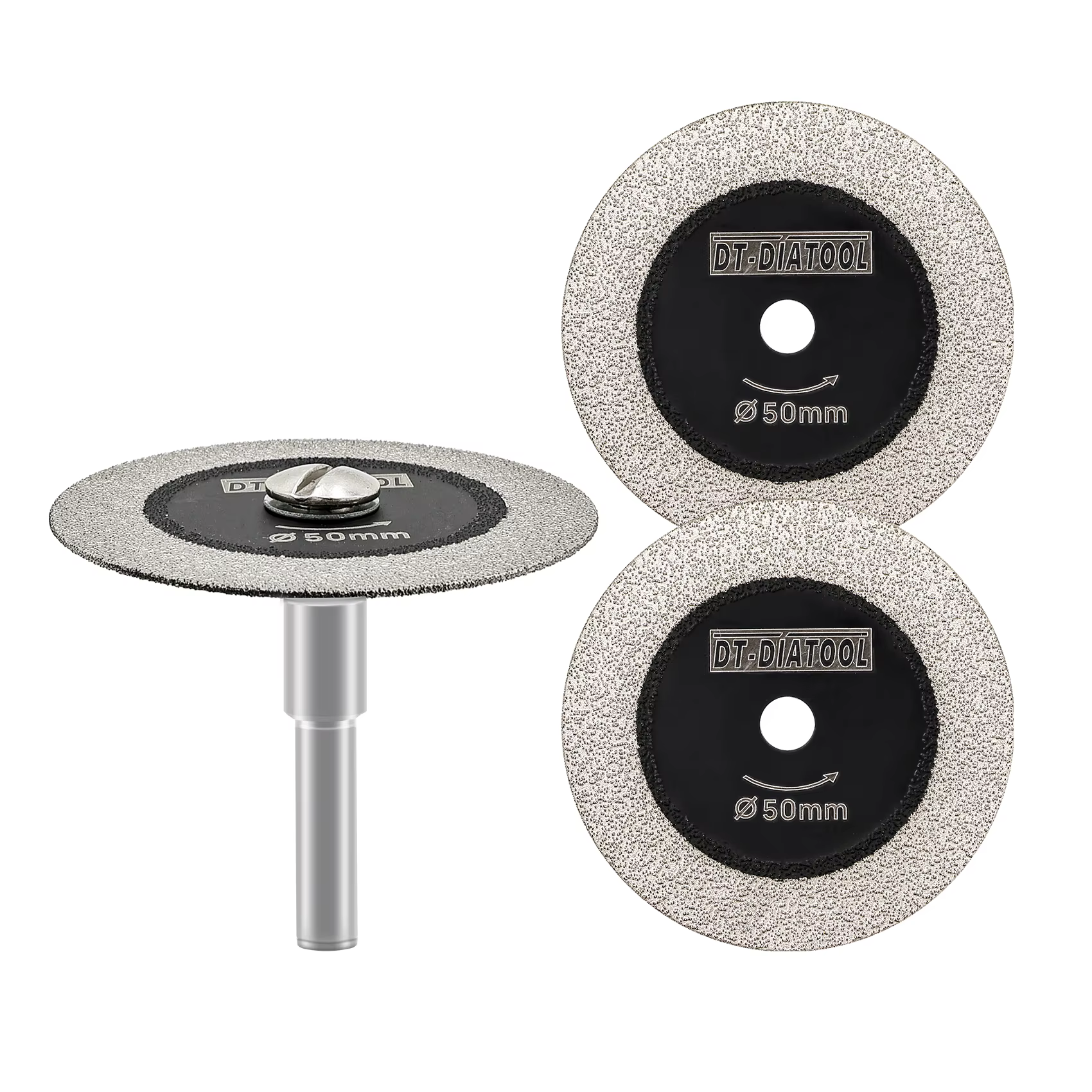 Diatool Mini scie verre disque de coupe ensemble 30/40/50mm pour carrelage bouteille de vin cristal circulaire