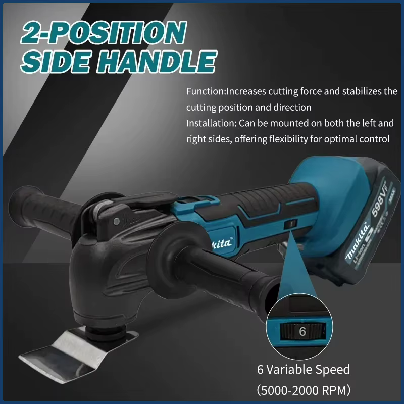 Outil oscillant multifonctionnel électrique Makita 18V à fixation rapide
