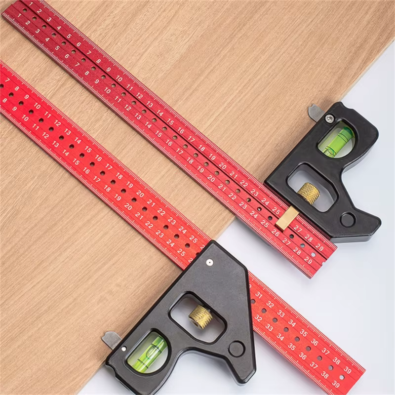 XXUA Multifonctional Carpenter Combination Square Aluminium ALLIAG
