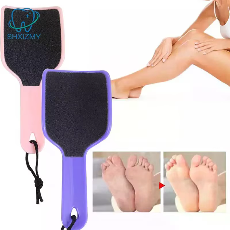 Lime à pied incurvée dissolvant de callosités de peau morte pour pieds Double face pédicure professionnelle lime à pied ponceuse à pied en forme de U épurateur