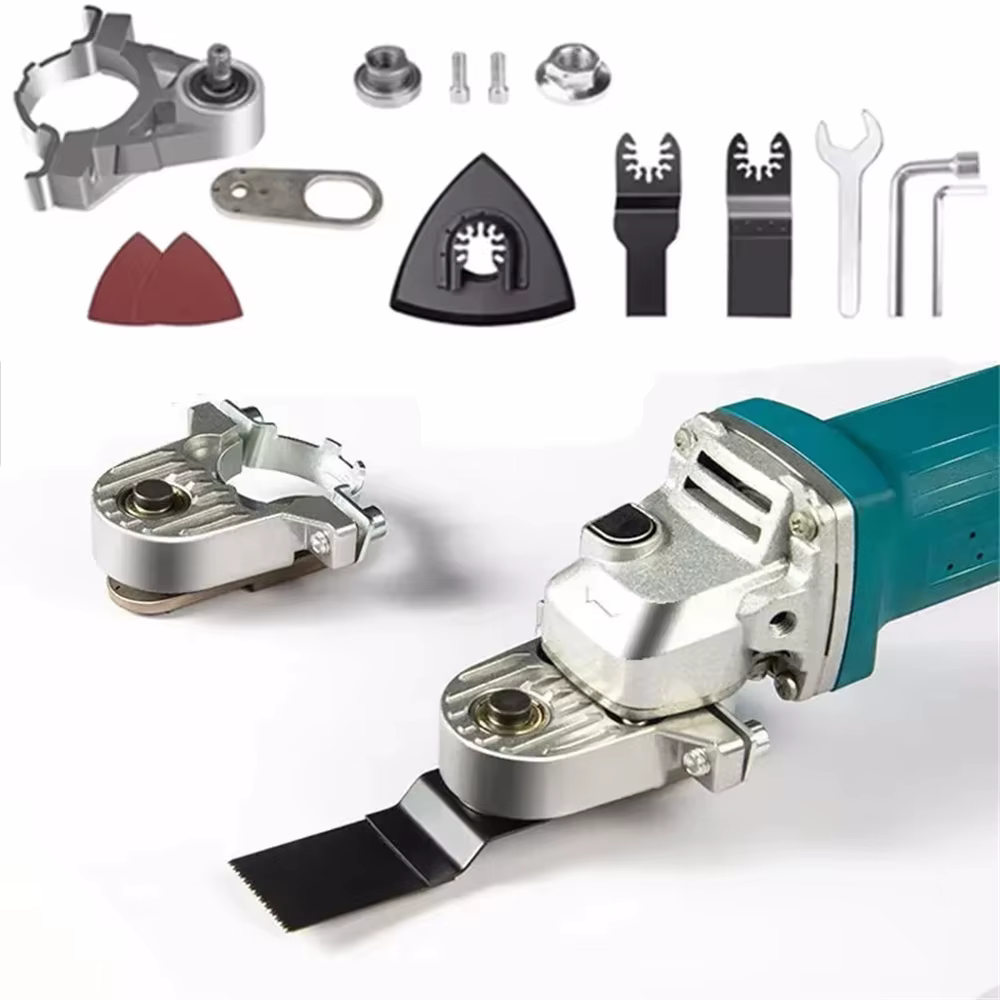 Meuleuse d'angle professionnelle modifiée en outils multifonctions universels