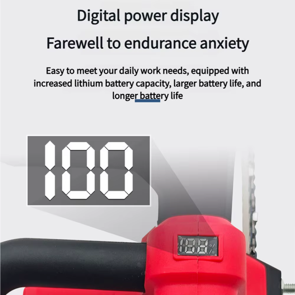 Tronçonneuse électrique portative sans fil de 12 pouces pour la coupe du bois de branche d'arbre pour la batterie Milwaukee M18