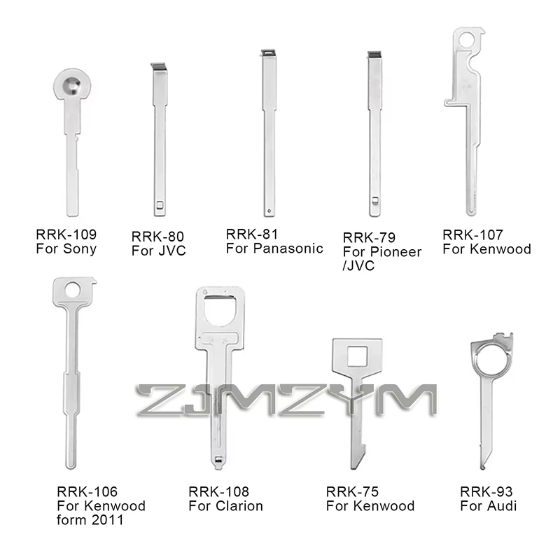 38 pièces/ensemble outil de démontage Audio automatique нар ради® Kit d'outils de clé de retrait de Radio stéréo de