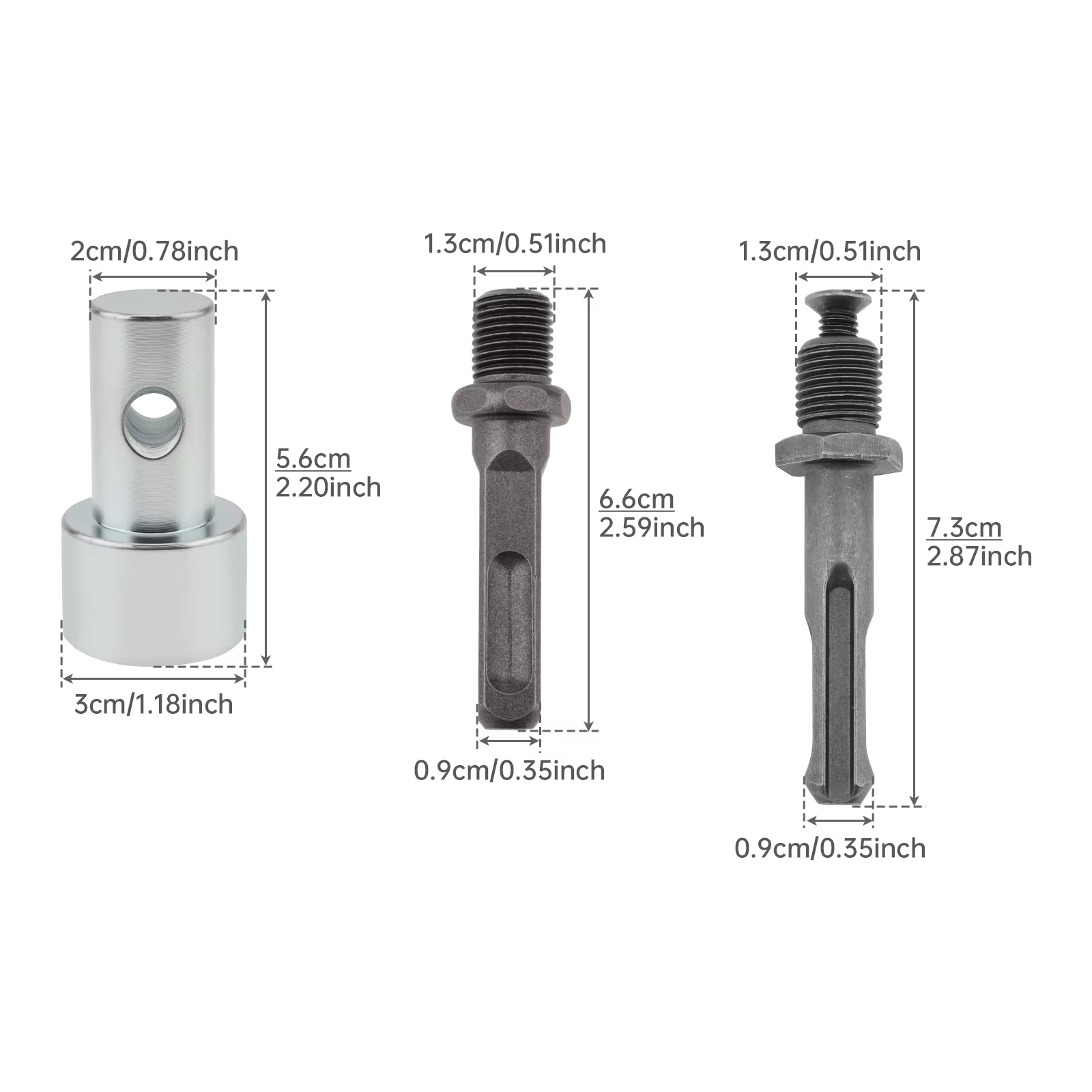 Adaptateur de perceuse électrique tarière de jardin pour connecter