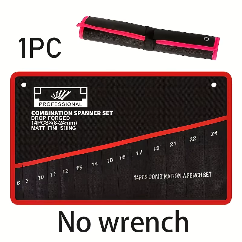 Organisateur d'outils à 14 poches. Sac de rangement pour clés durable avec poignée portable. Idéal pour l'organisation du garage et de l'atelier.