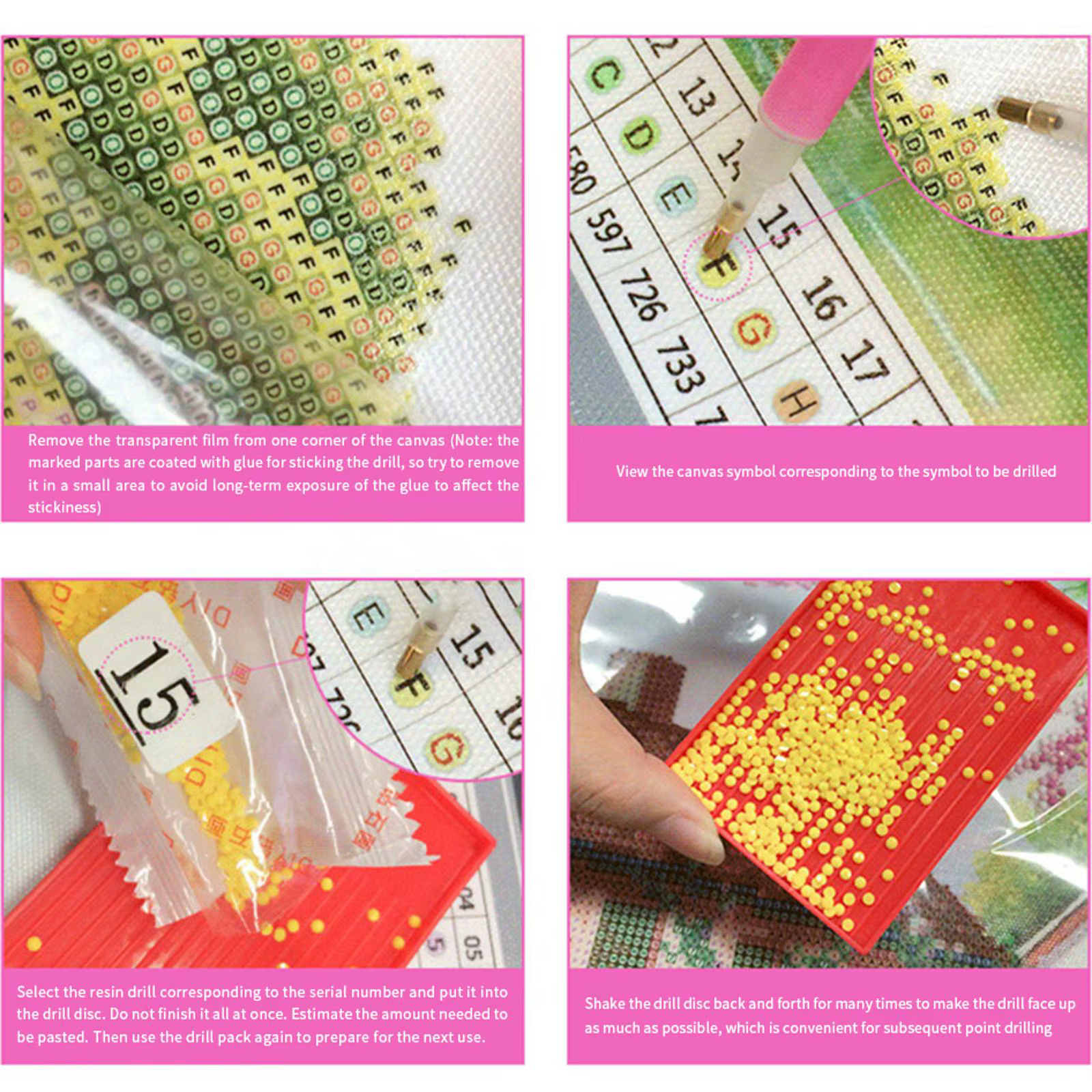 Kit d'outils de broderie et de couture DIY pour la peinture diamant 5D, comprenant un stylo de mosaïque, un plateau à argile et une plaque à strass