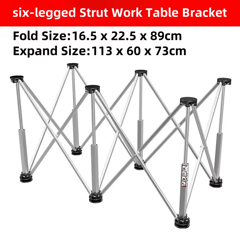 ALLSOME Table de travail de jambe de force en alliage d'aluminium