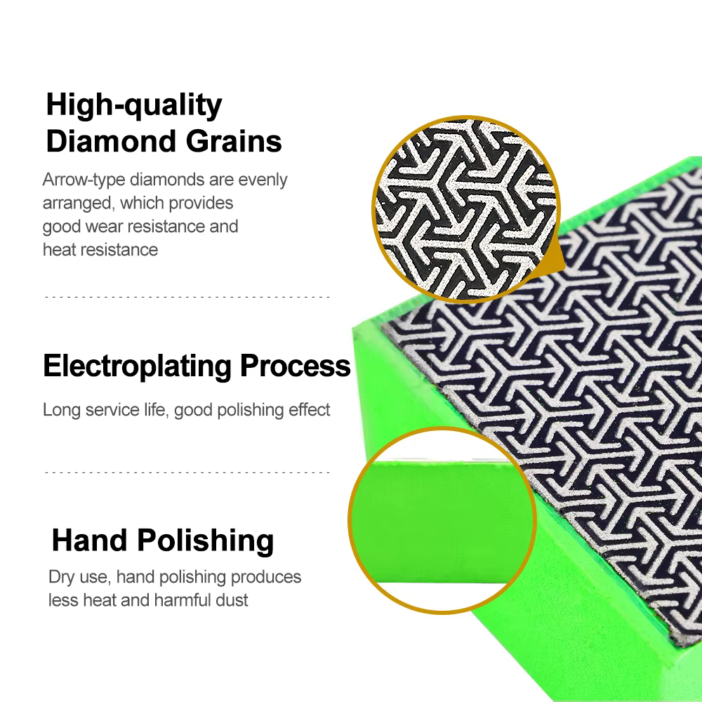 SHDIATOOL # Tampons de polissage abrasifs manuels 60-3000