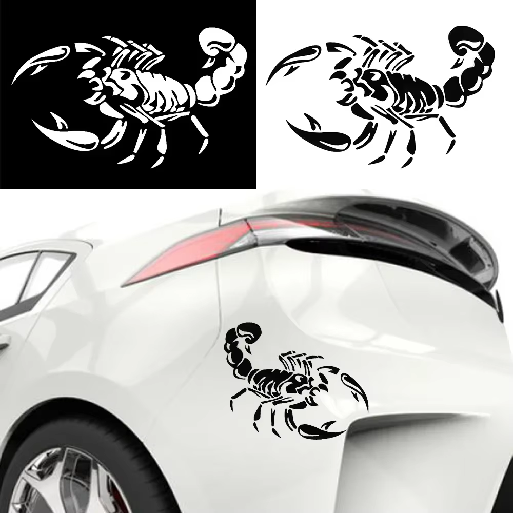 Autocollants Big Scorpion pour Auto, Accessoires de Protection Solaire, Produits Personnalisés, Décoration Cool,15 cm, 20 cm, 25 cm, 30cm