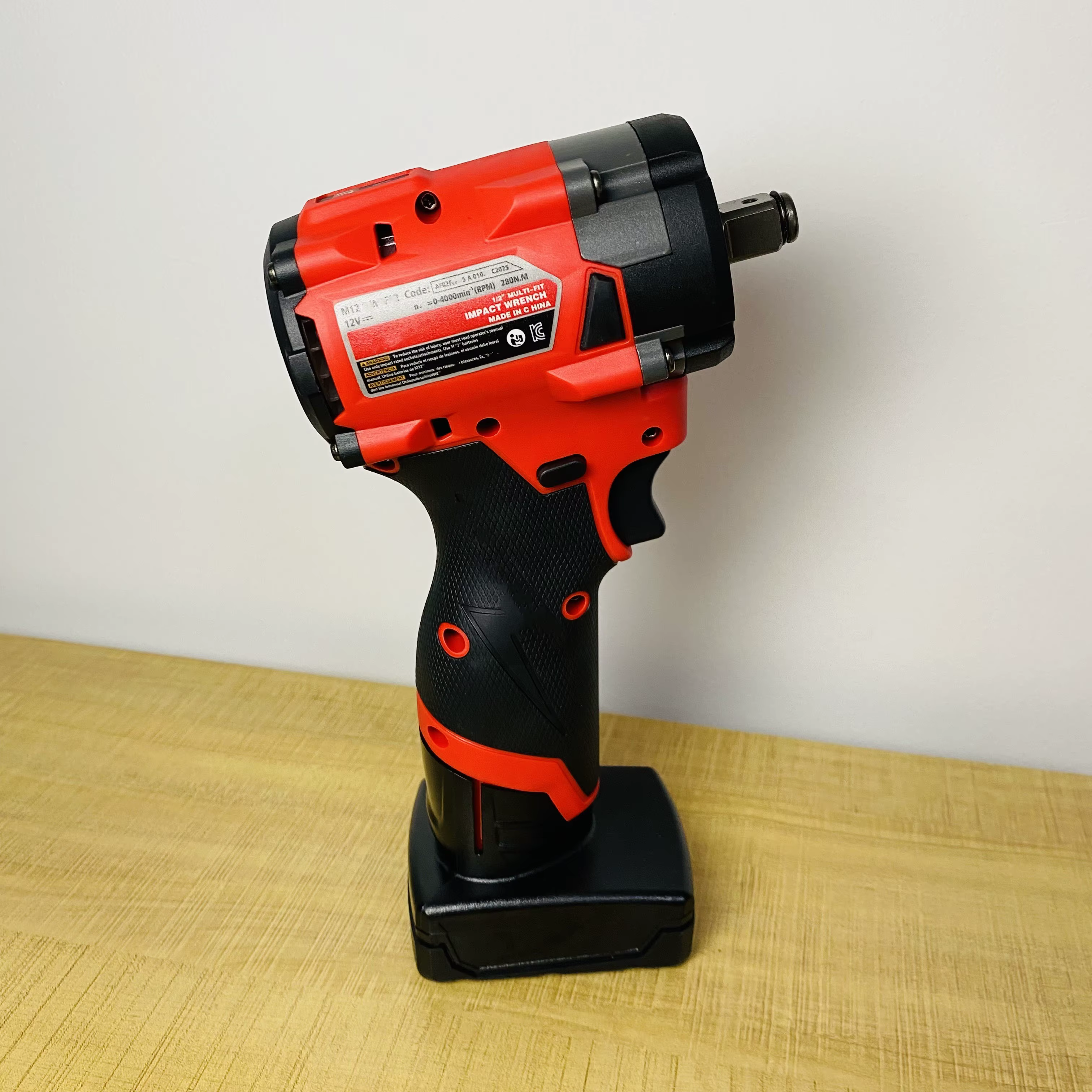 Clé électrique sans balais pour batterie Milwaukee 12V