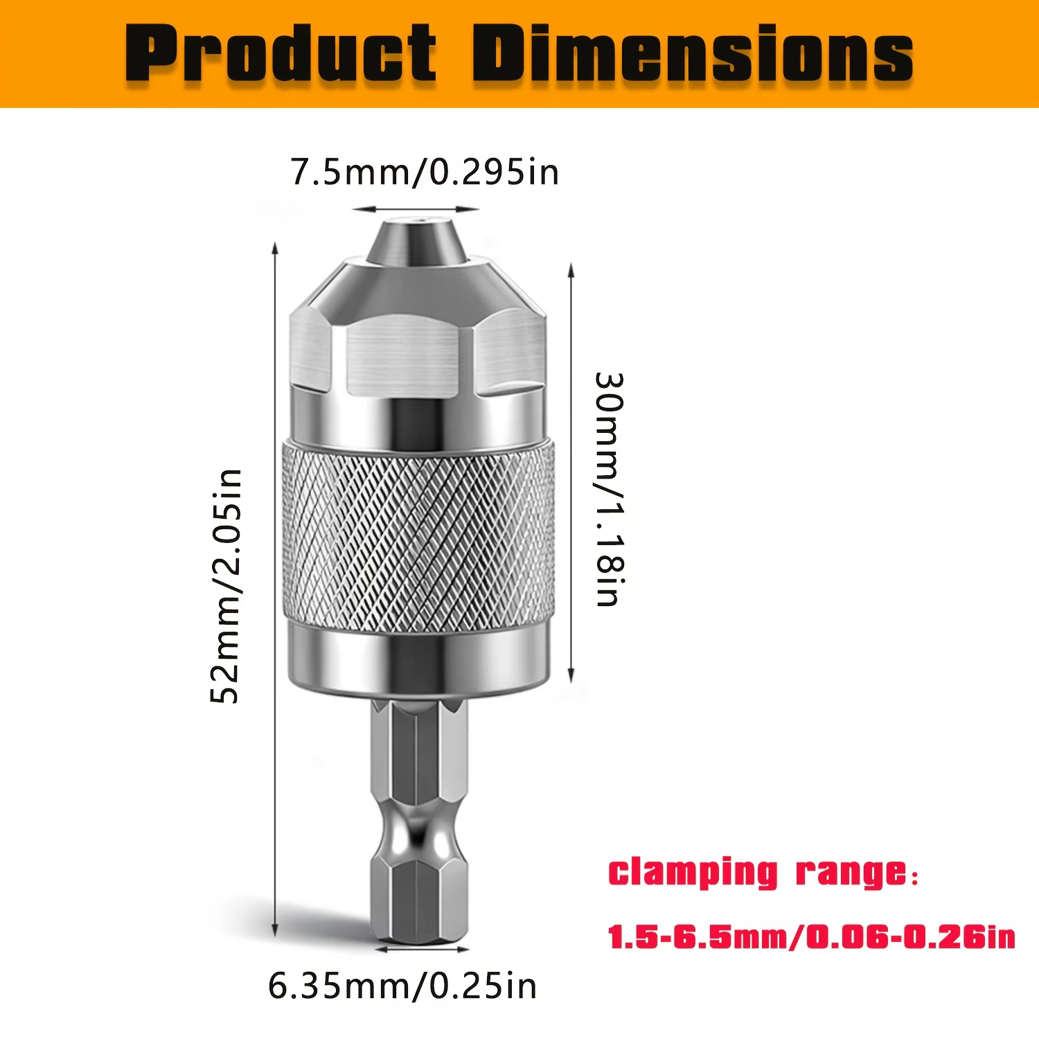 Adaptateur de mandrin de perceuse pneumatique à changement rapide