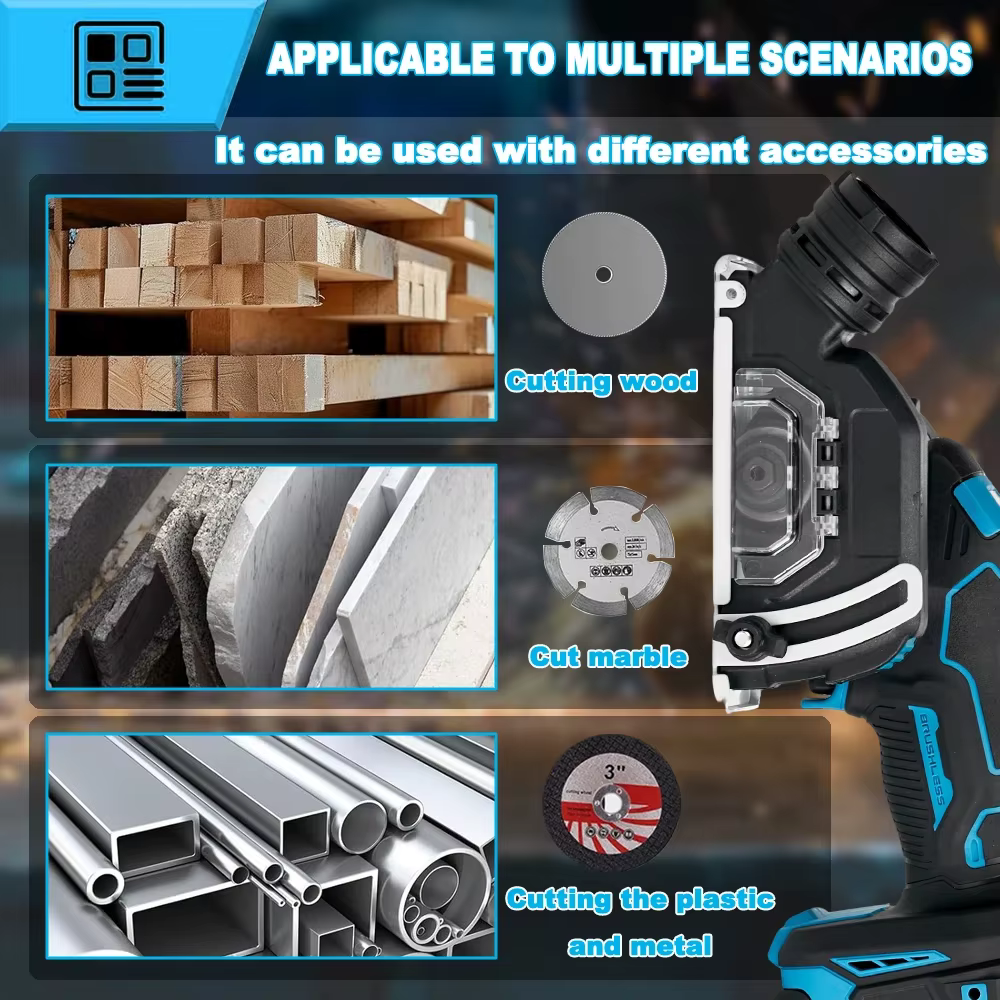 Makita – Mini meuleuse d'angle sans balais de 3 pouces