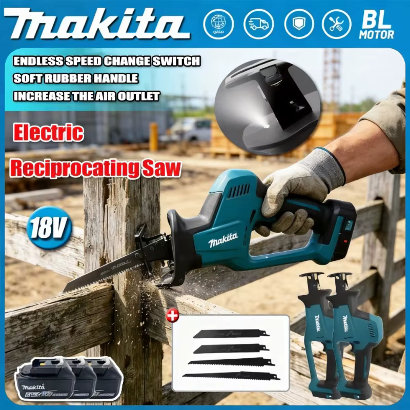 Scie sauteuse électrique sans fil Makita DJR189 18V 20V 2026