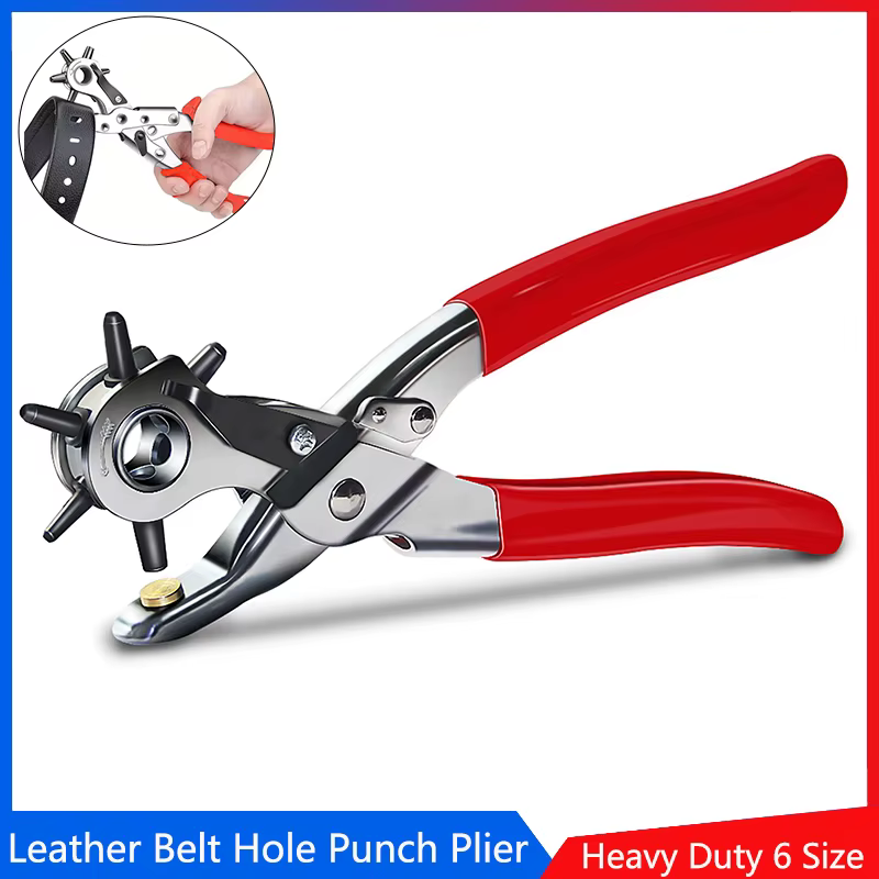 Pince à poinçonner multifonctionnelle pour sangles et cuir