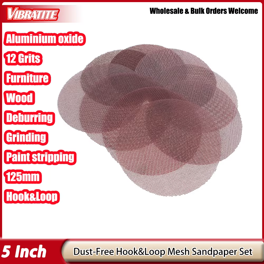 Abrasifs en maille pour meubles en bois