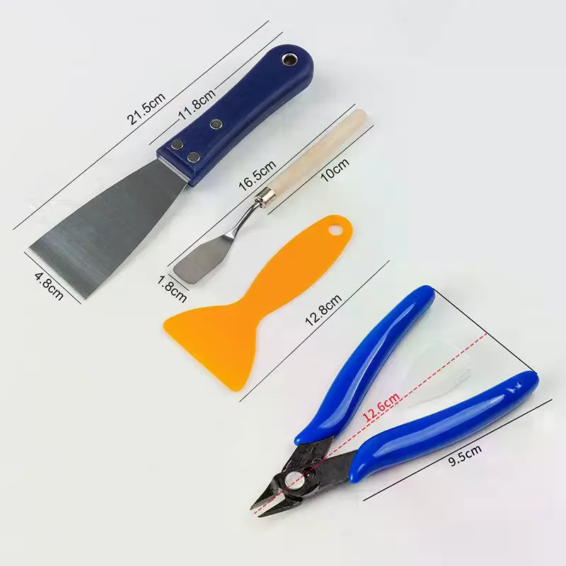 Kit d'outils pour imprimante 3D, accessoires complets pour imprimantes, y compris des outils de nettoyage des buses et des grattoirs de dépose