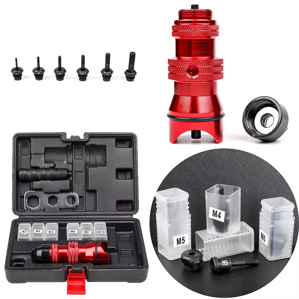 Adaptateur de rivetage de pistolet à écrou de rivet électrique M3 M4 M5 M6 M8 M10
