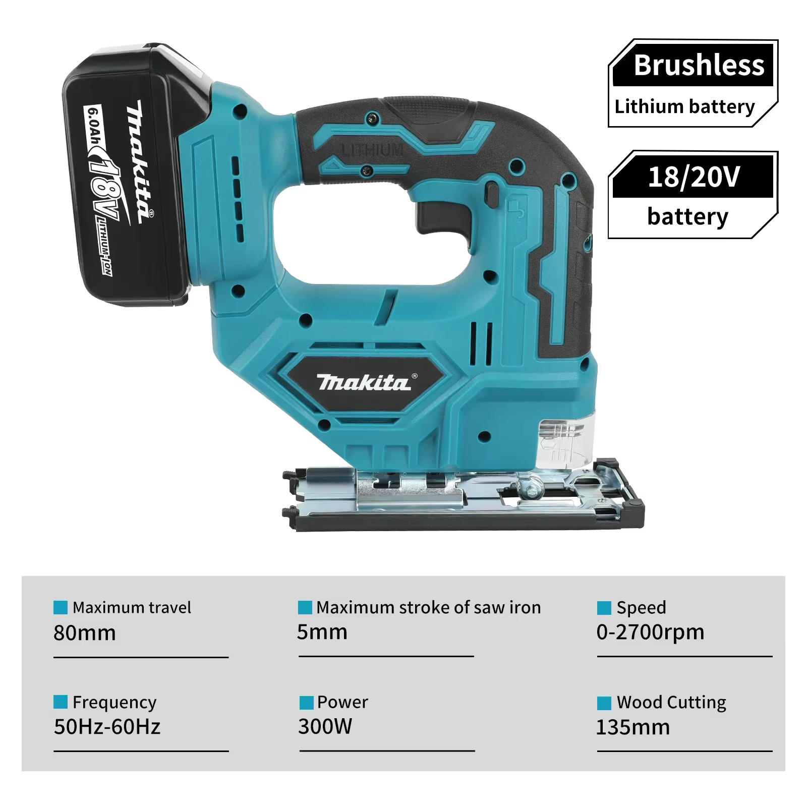 Scie sauteuse sans balais Makita DJV182Z 18 V