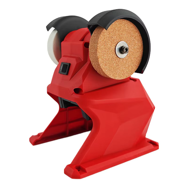 Meuleuse de banc électrique ﻿ Meuleuse double sans fil pour polissage et affûtage de couteaux, compatible avec les outils électriques Milwaukee M18 à batterie