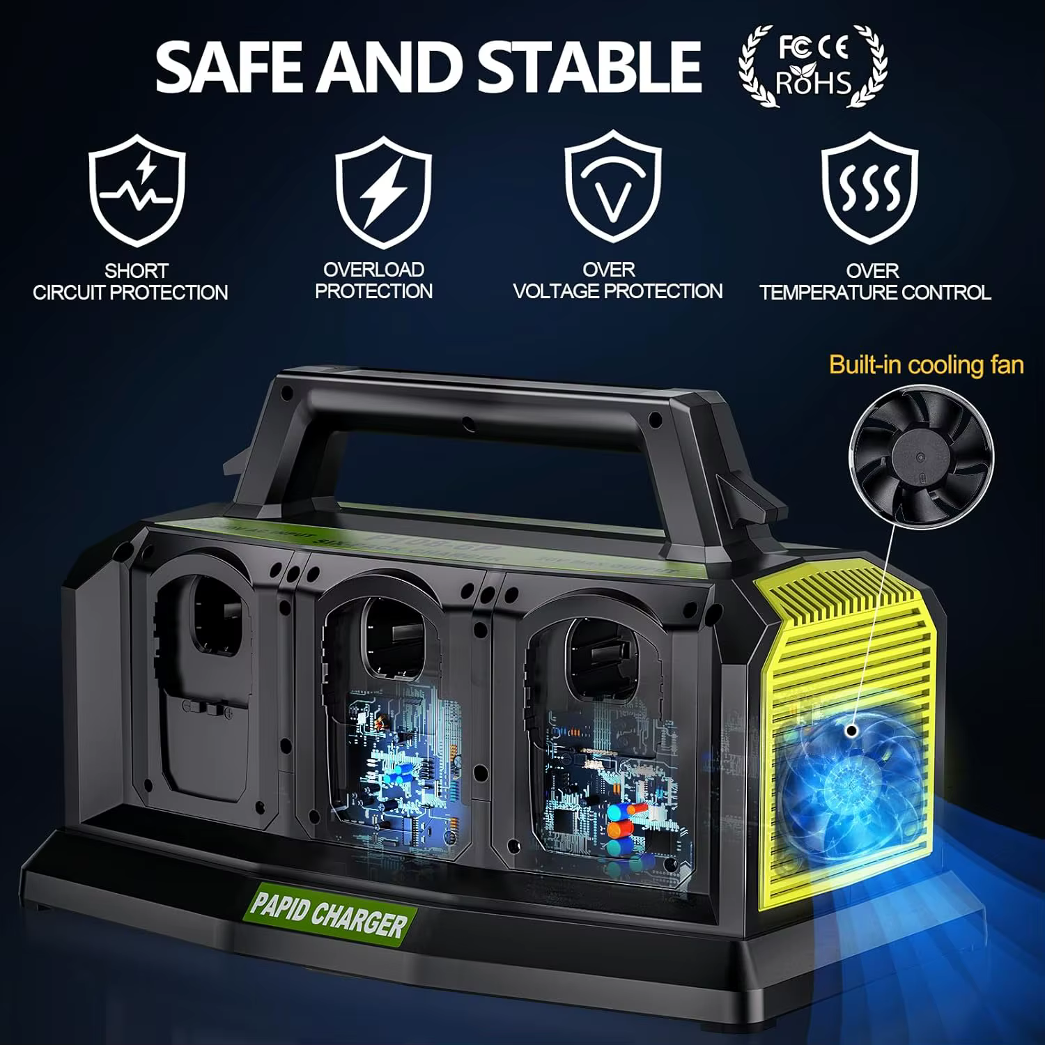 Station de chargeur de batterie Compatible