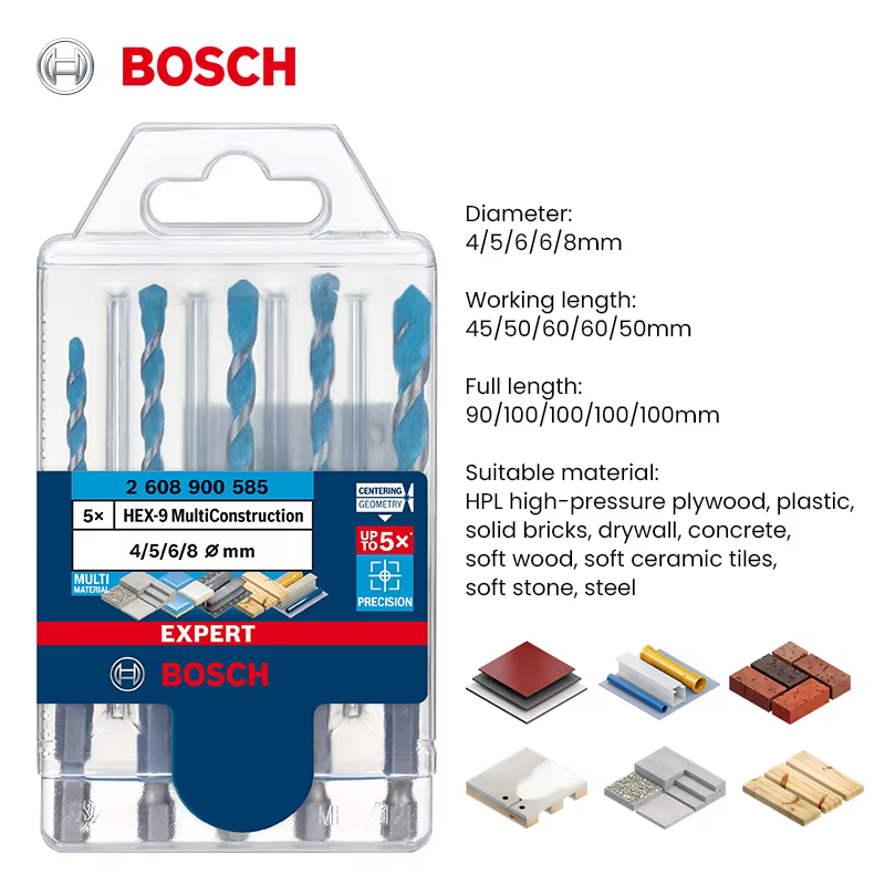 Bosch-Forets HEX-9 en céramique dure