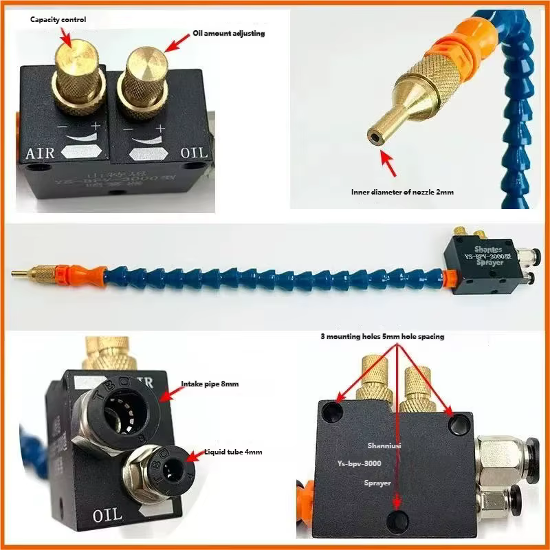 Kit de pulvérisation de lubrifiant 3L avec pompe à liquide de refroidissement