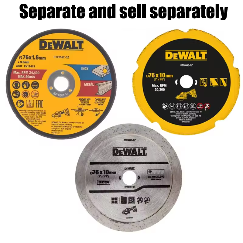 DEWALT DT20590 DT20591 DT20592 lame de scie circulaire roue de coupe