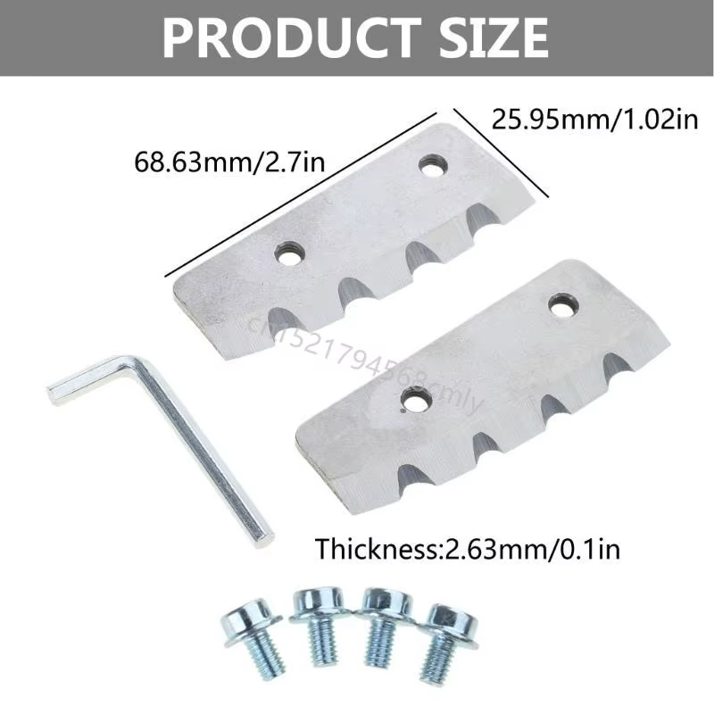 Perce tarif glace en acier paire forage remplacement 6 pouces