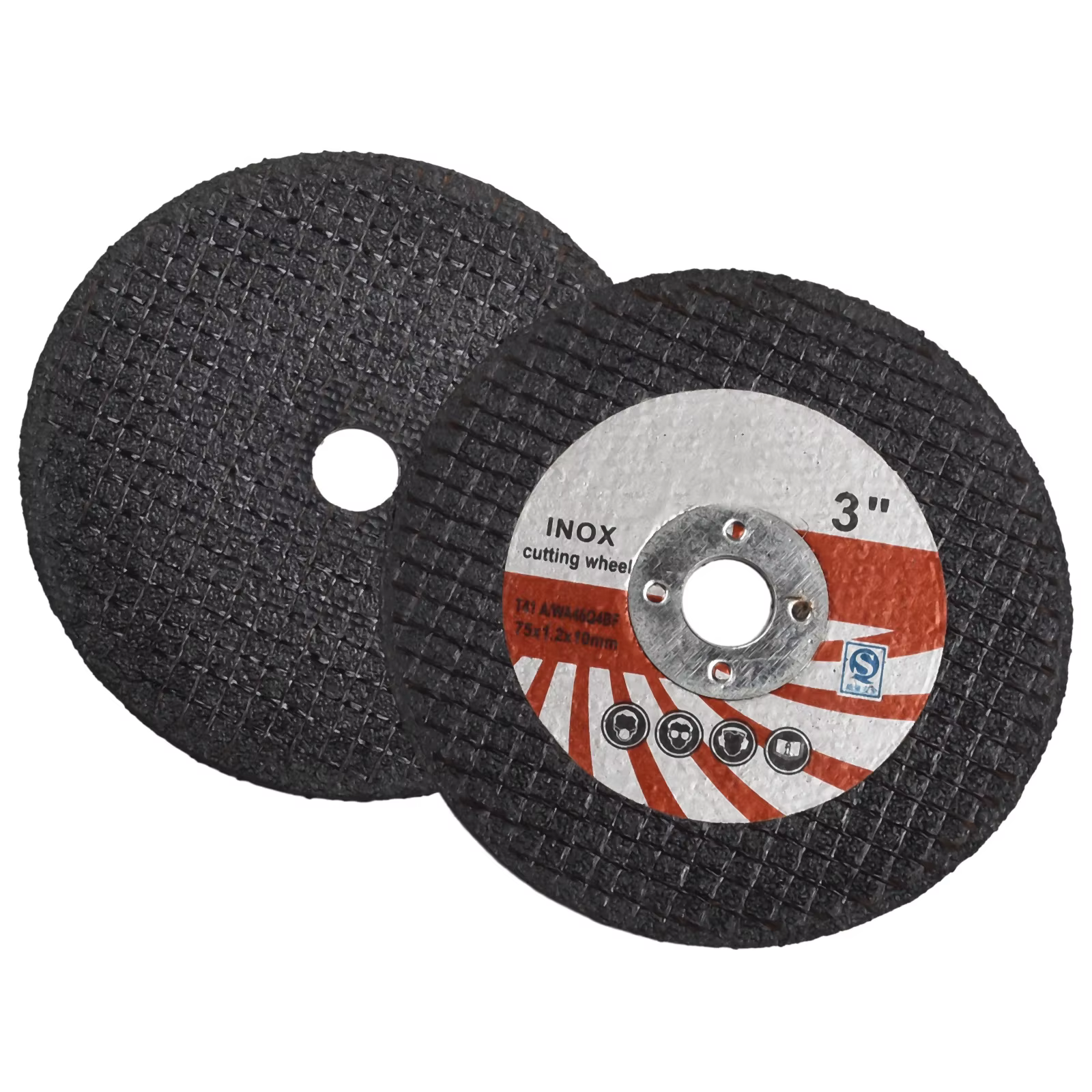 10 pièces meule circulaire 3 pouces 10*75mm de diamètre disque de meulage