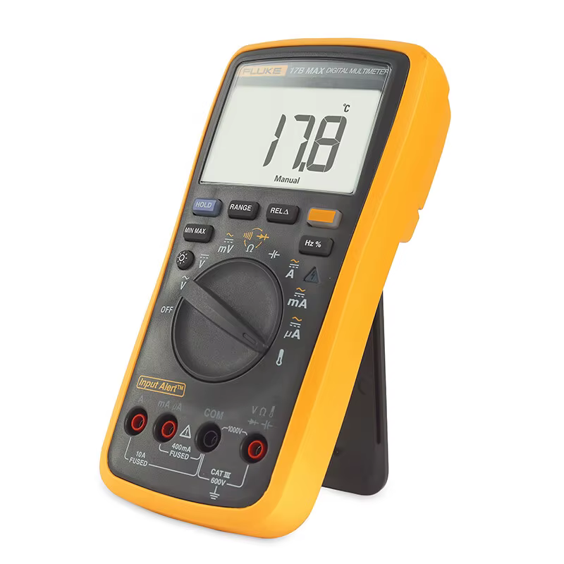 Fluke 15B MAX 17B MAX multimètre de plage numérique automatique DMM tension AC/DC courant résistance testeur de capacité