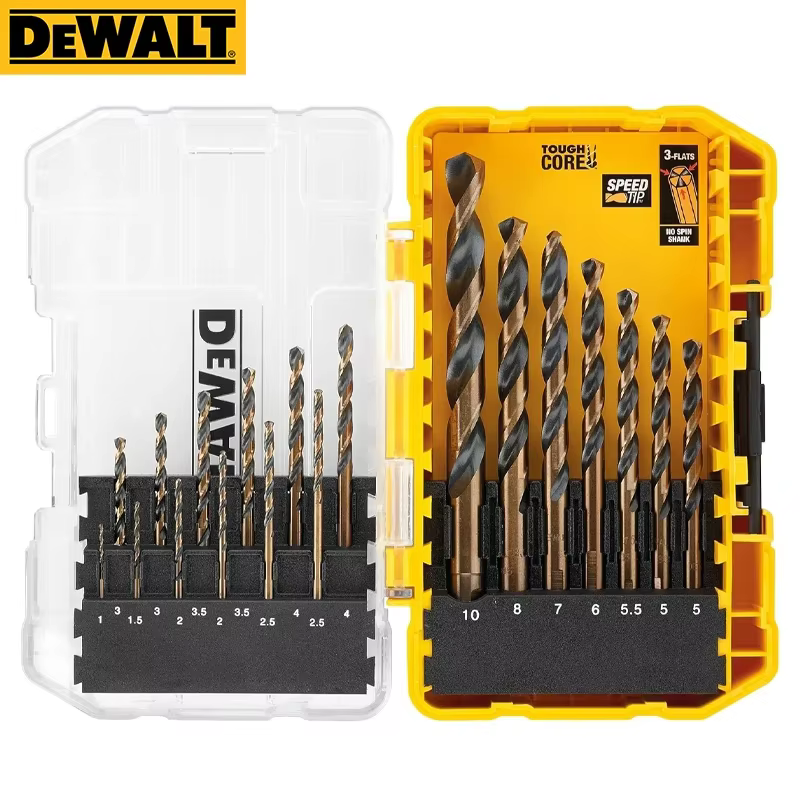 DEobcuT DT70728 19 PC BLACK & duo propositions Set Perceuse électrique Kit Accessoires pour outils électriques DT70728-QZ
