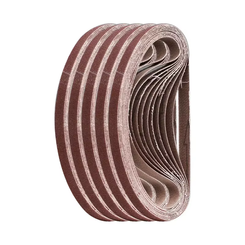 10 pièces de bandes abrasives pour ponceuse à bande