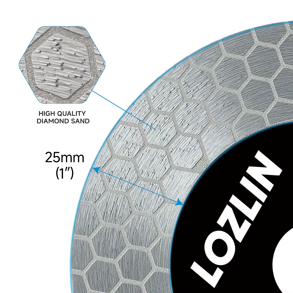 Disque de coupe et de meulage diamanté LOZLIN 115/125 mm