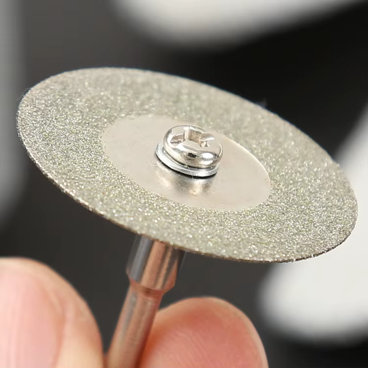 10 pièces/ensemble disques de coupe 30mm + 2 arbre d'arbre lame