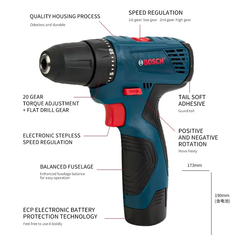 Perceuse sans fil Bosch GSR120 durable