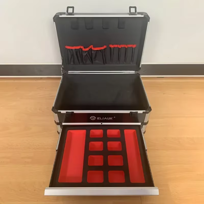 Boîte à outils en alliage d'aluminium