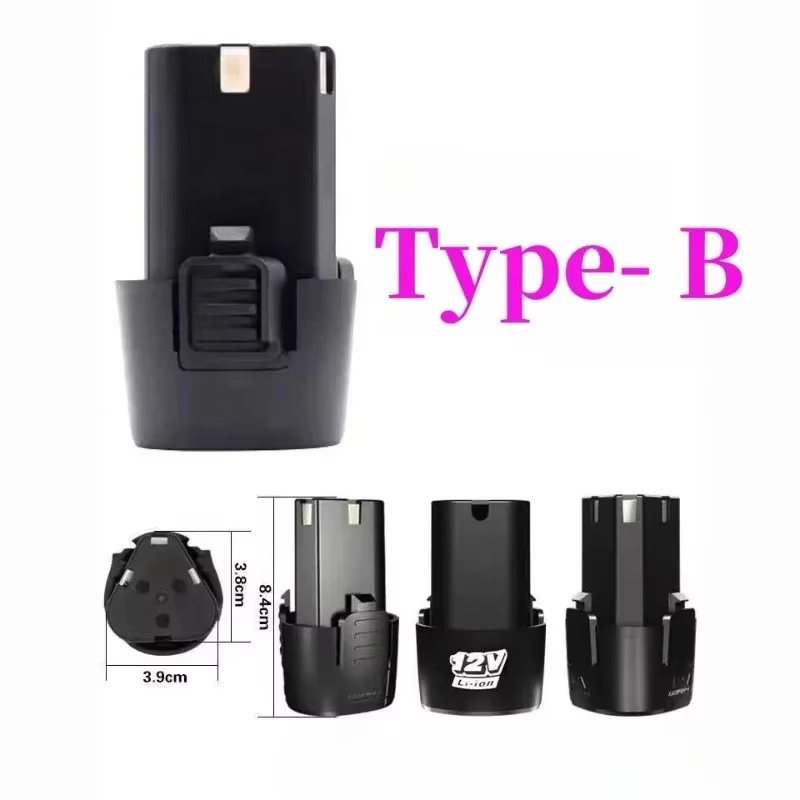 Batterie de charge universelle pour outil électrique de type B 12V 9800mAh 100% neuve