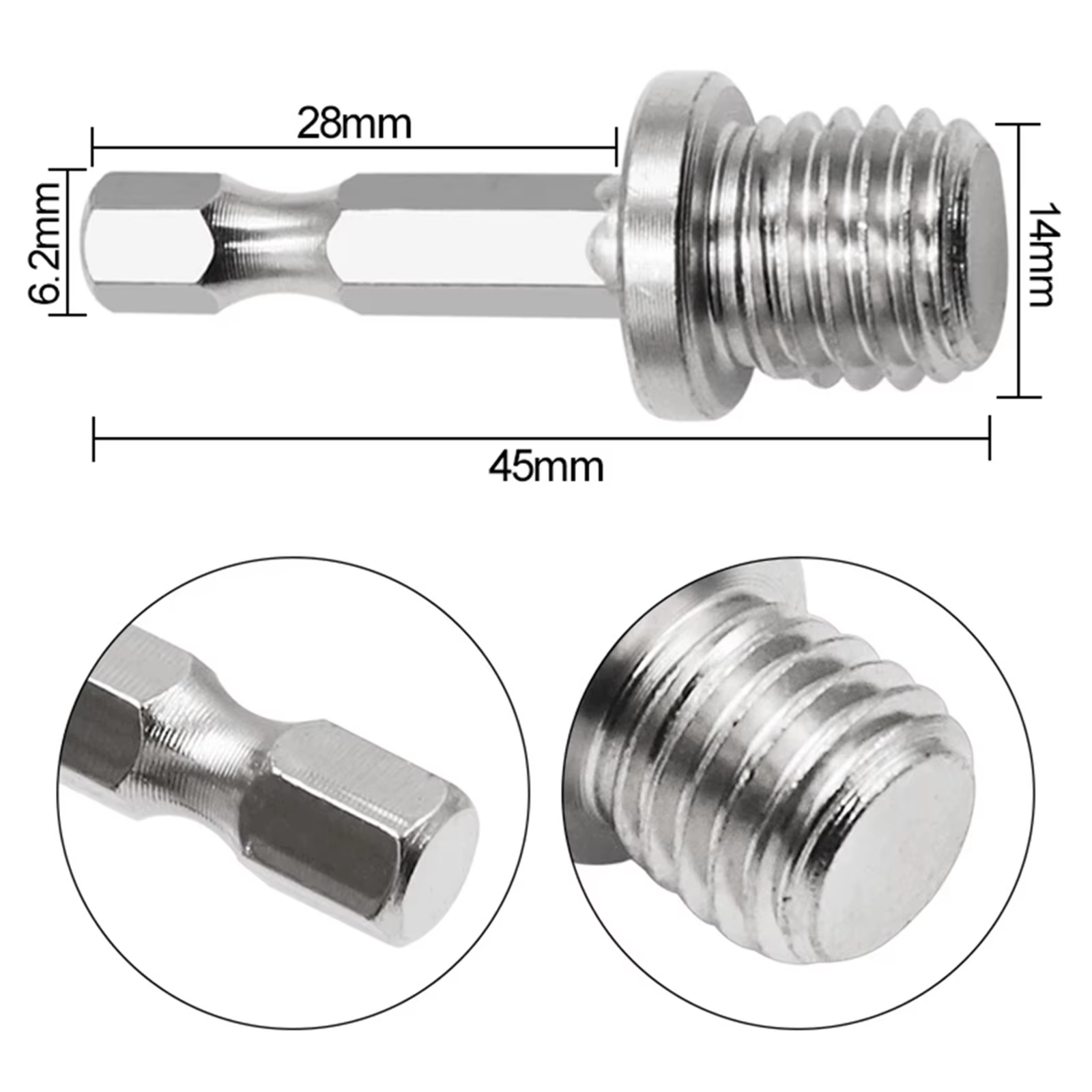 Adaptateur de perceuse M14