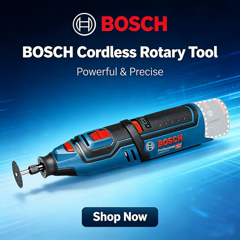 Meuleuse droite rechargeable portable BOSCH GRO12V-35