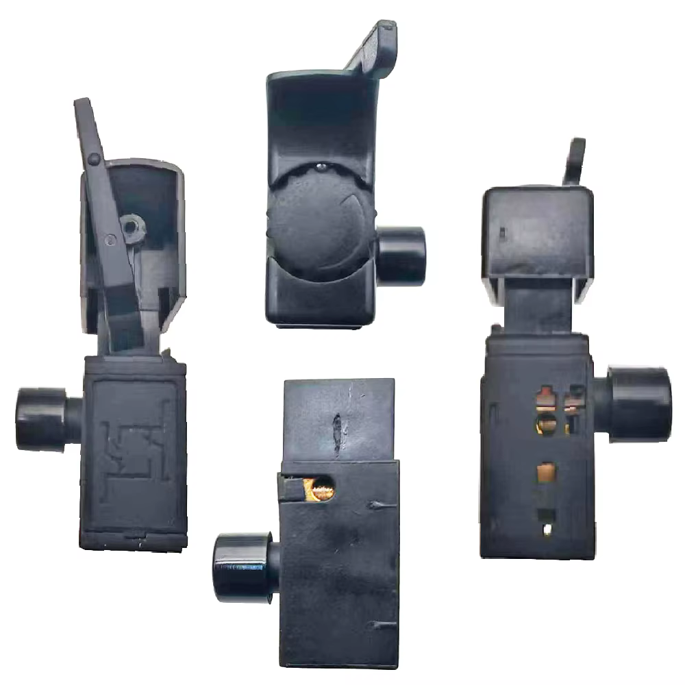 4/1BEK noir 6A 250V perceuse électrique contrôle de vitesse bouton de déclenchement interrupteur à gâchette avec petite
