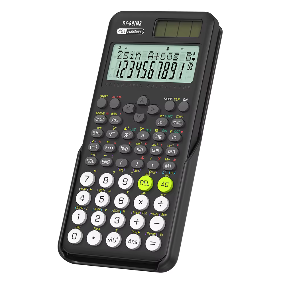 Calculatrice scientifique scolaire, calcul canonique, idéal pour les examens d'études des étudiants du premier cycle du secondaire, 991MS, 401