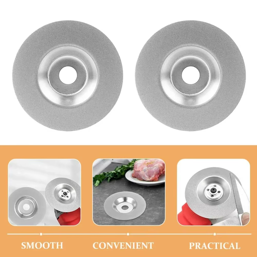 Disque de ponçage diamanté 100 mm, abrasif, grain 400-1000, pour meuleuse d'angle, affûtage de couteaux, ciseaux et outils