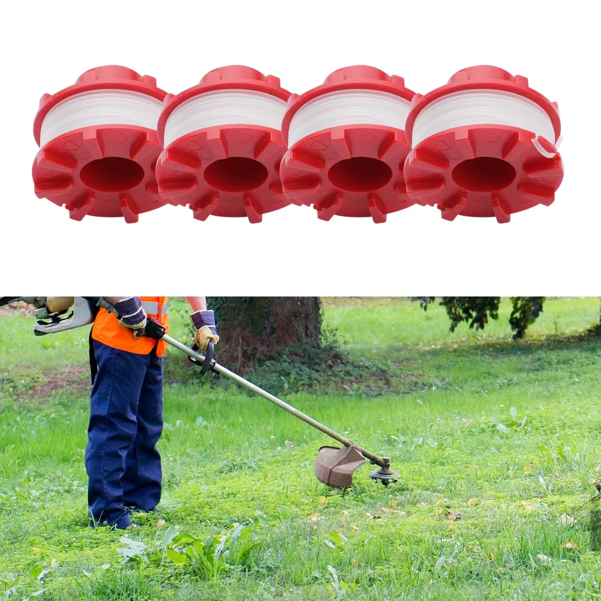 Bobine de coupe à ligne rouge