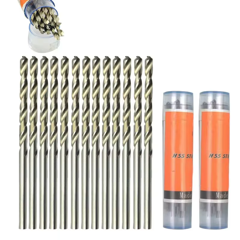 10 pièces 0.5-3.2mm forets hélicoïdaux HSS jeu