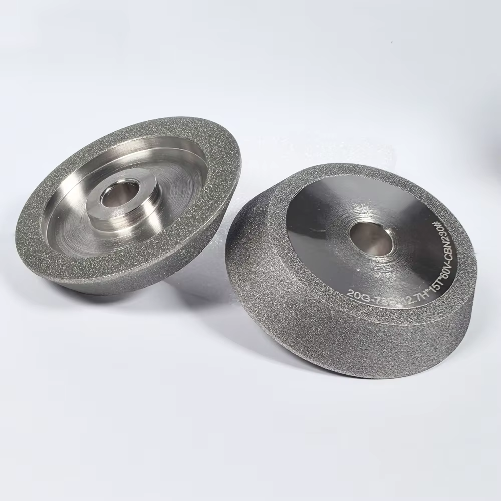 MR 20G 78-125mm CBN meule SDC cercle de meulage 230 grain meuleuse pour carbure métal tungstène acier fraise