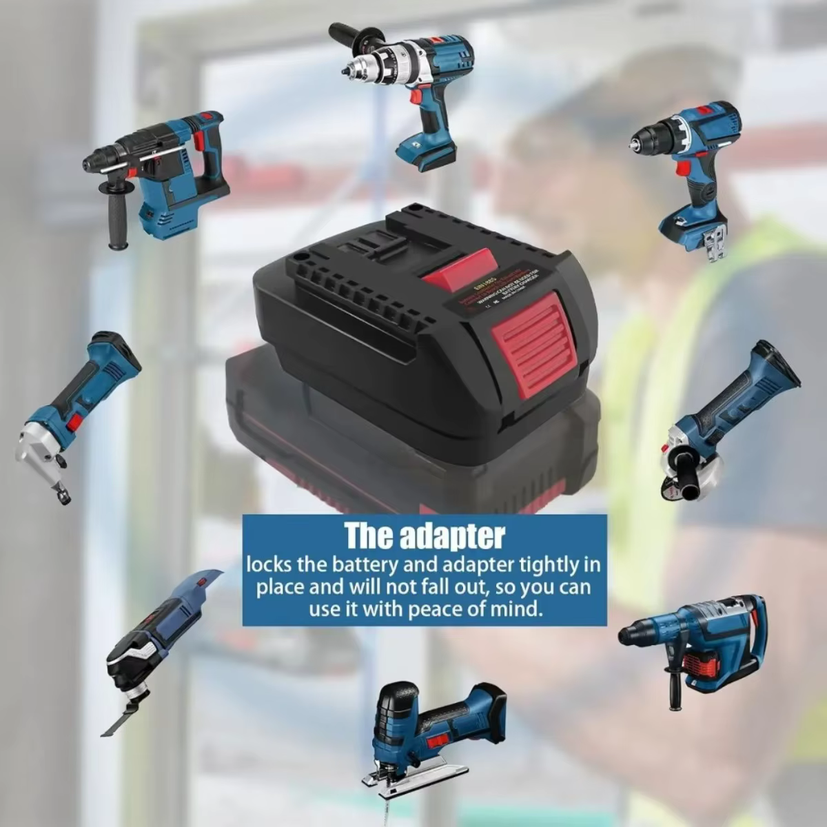 Adaptateur de batterie EIN18BS pour convertir