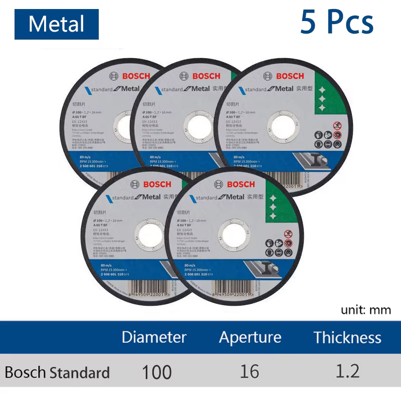 BOSCH – disque de coupe pour meuleuse d'angle