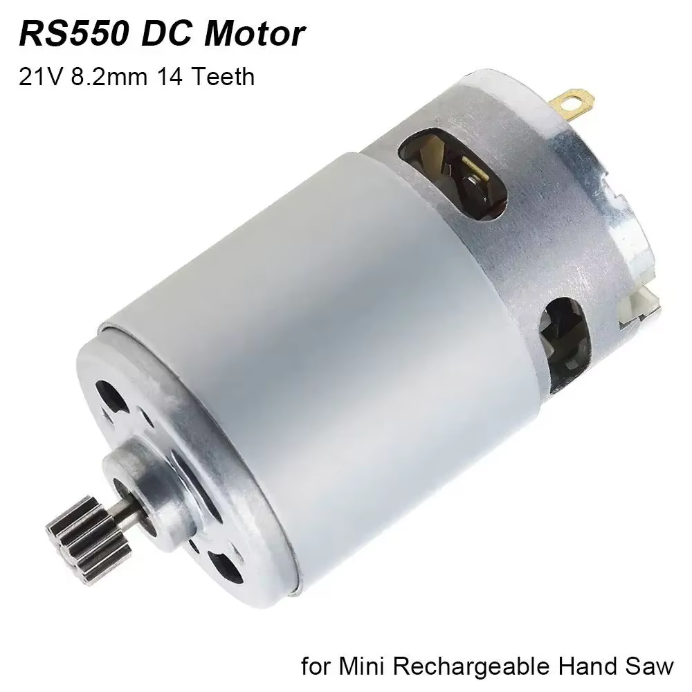 1 pièces nouveau moteur 21V RS550 DC 14 dents 8.2mm