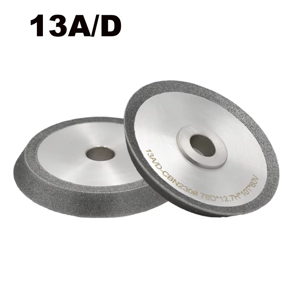 MR 20G 78-125mm CBN meule SDC cercle de meulage 230 grain meuleuse pour carbure métal tungstène acier fraise